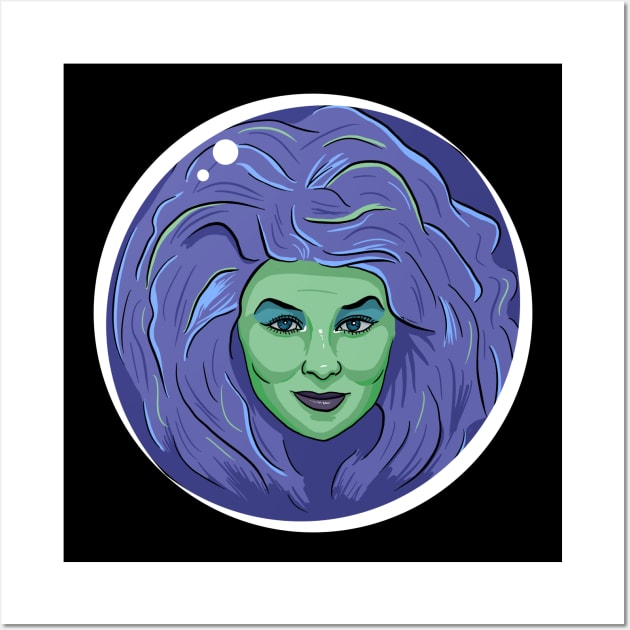 Madame Leota Wall Art by Black Snow Comics